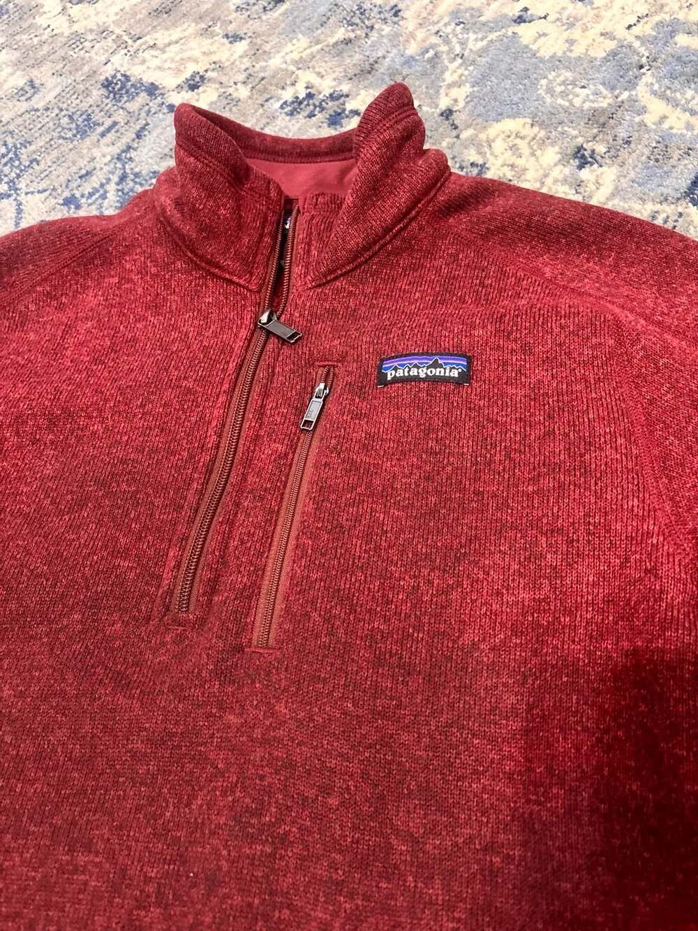 Patagonia Better Sweater 1/4-Zip Size M Red